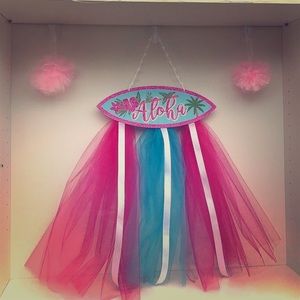 Handmade hair bow holder